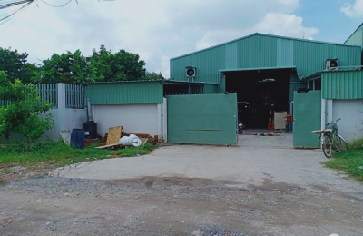 NHÀ XƯỞNG CHO THUÊ DT: 200M2 GIÁ 10TR/THÁNG NGAY CỔNG KCN QUẬN 12